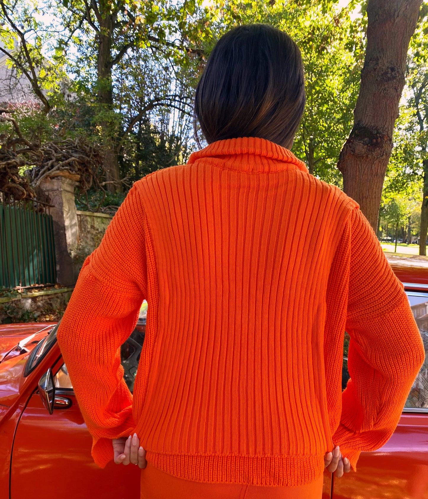 Pull Hiver Orange - L'épullché